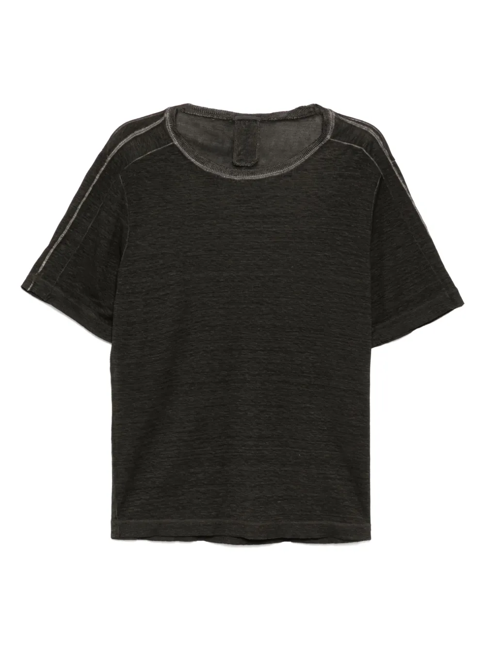Transit T-shirt met ronde hals Zwart