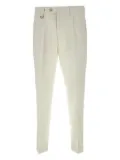 Paolo Pecora tapered chino trousers - White