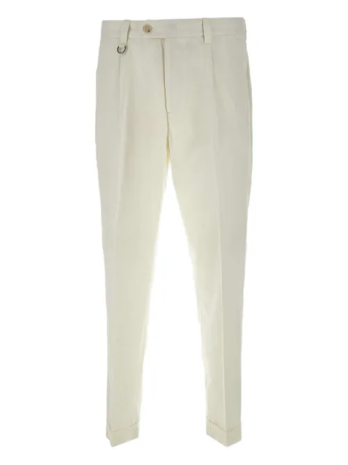 Pantalon chino à coupe fuselée - Paolo Pecora - Modalova