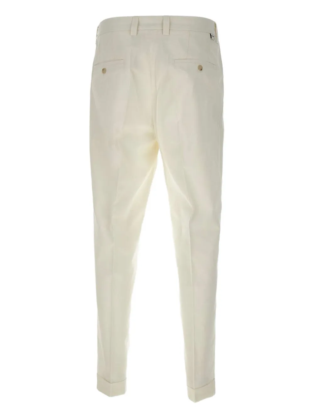 Paolo Pecora tapered chino trousers - Wit