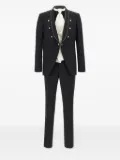Carlo Pignatelli Four-piece ceremony suit - Black