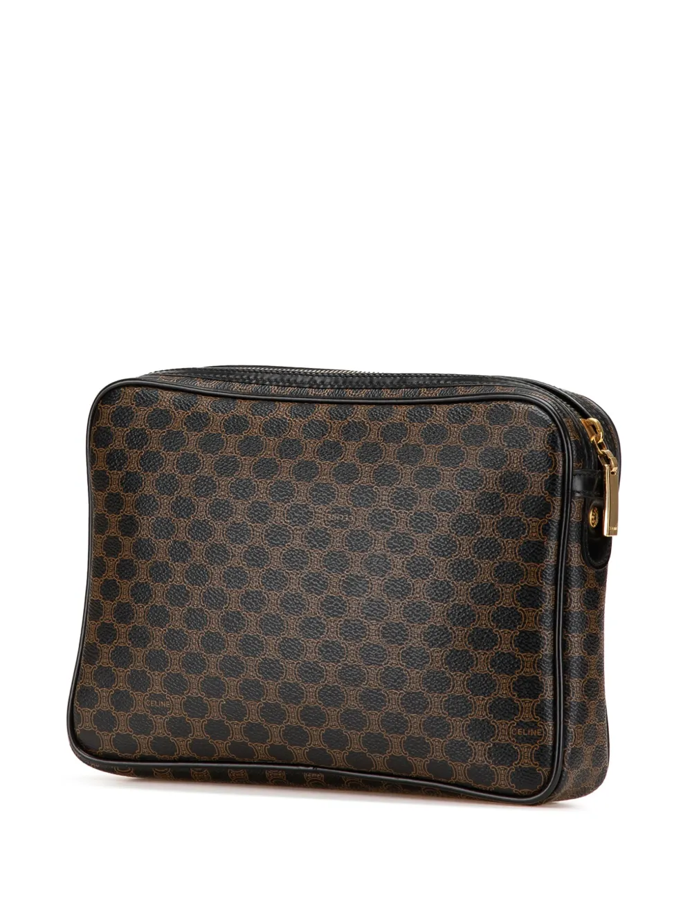 Pre-owned Celine 2000 Macadam Coated Canvas Clutch Bag