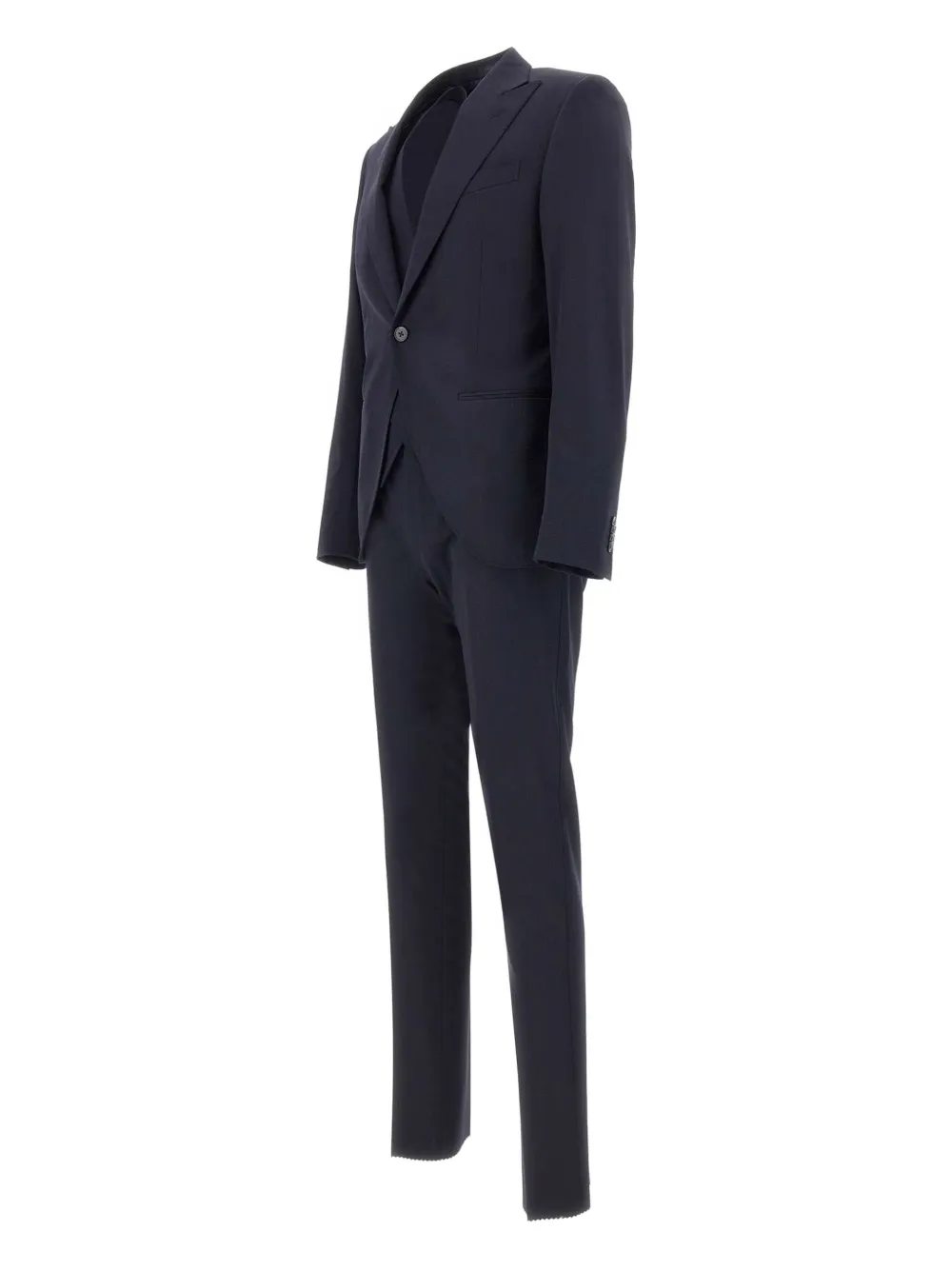 Corneliani Pak met enkele rij knopen Blauw