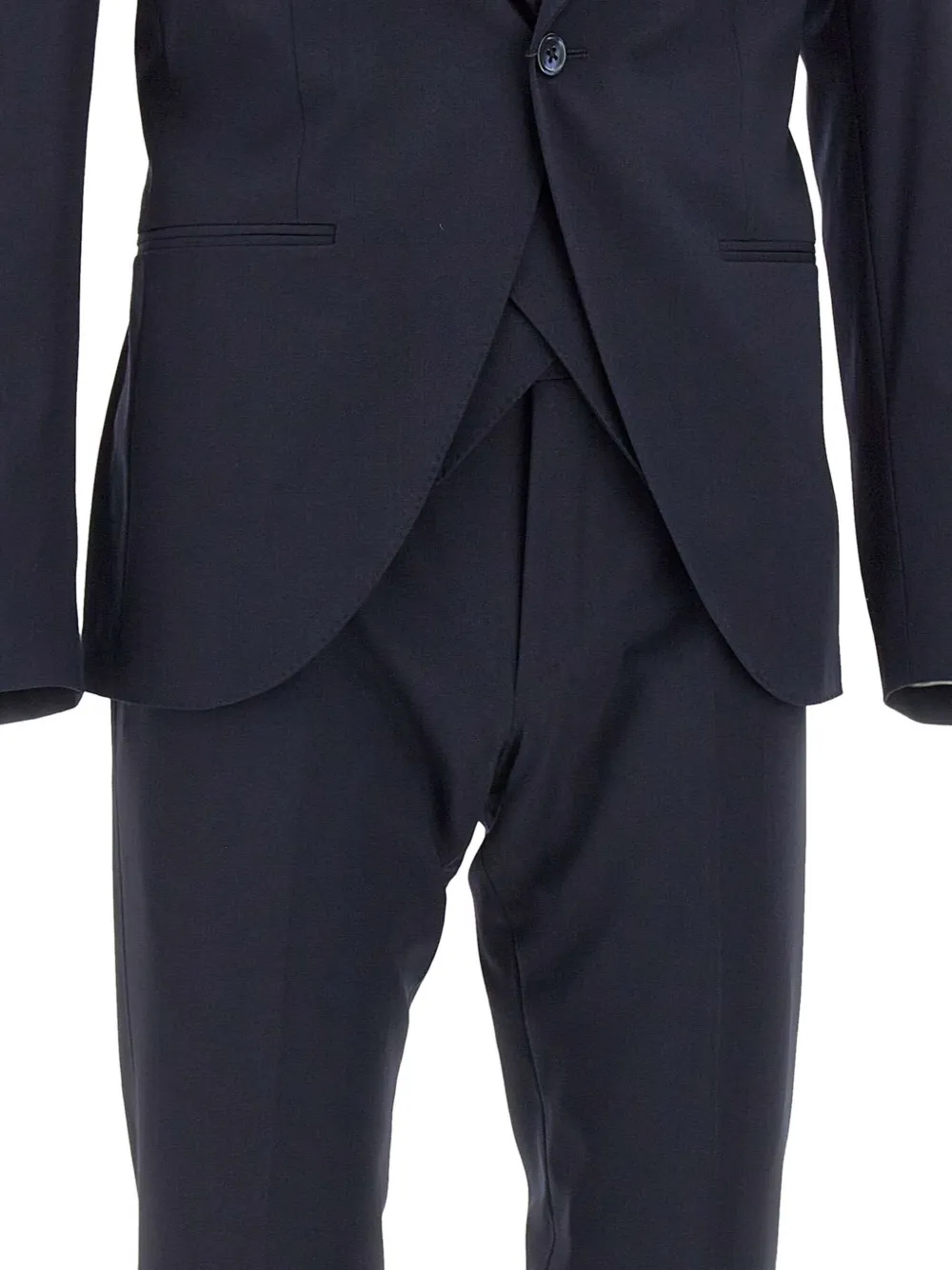 Corneliani Pak met enkele rij knopen Blauw