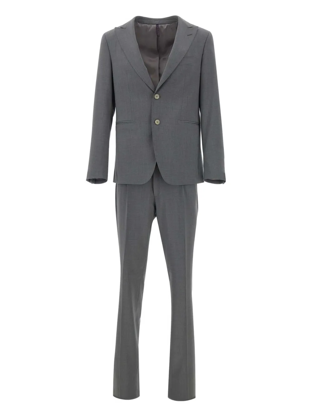 Santaniello traje con efecto de melange | gris | Image 1