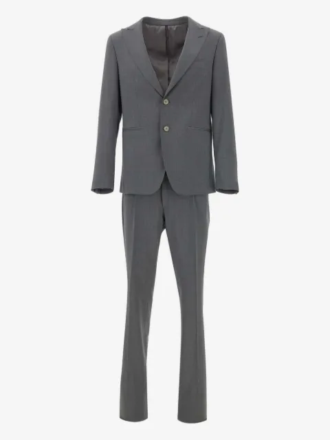 Santaniello mélange-effect suit