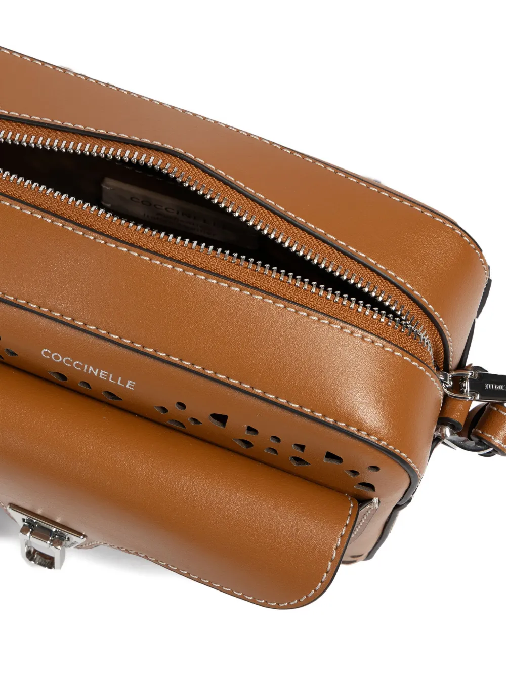 Coccinelle Beat crossbodytas Bruin