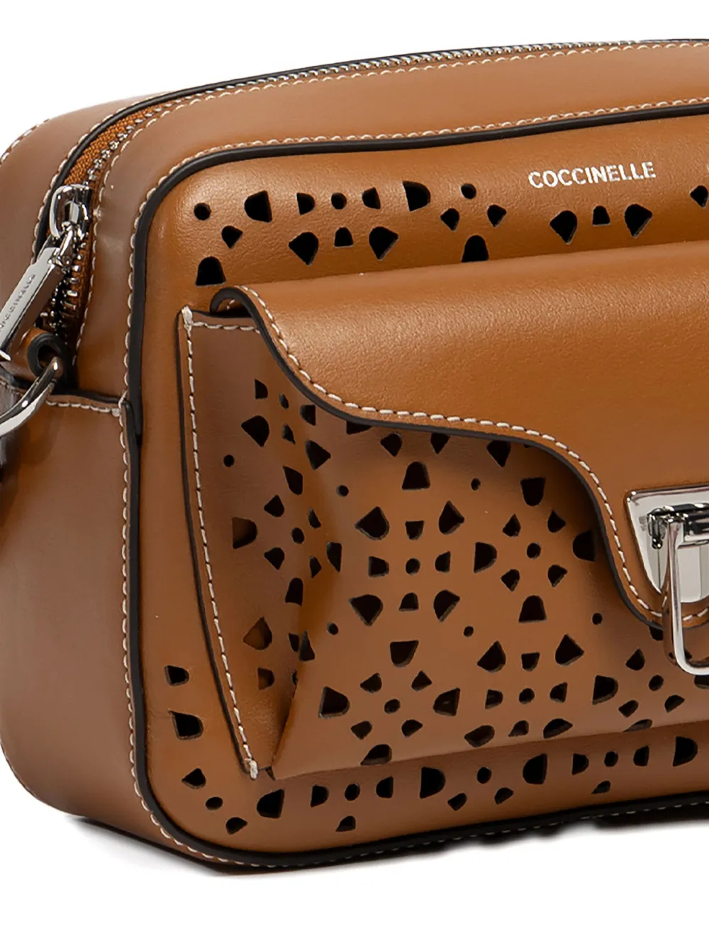 Coccinelle Beat crossbodytas Bruin