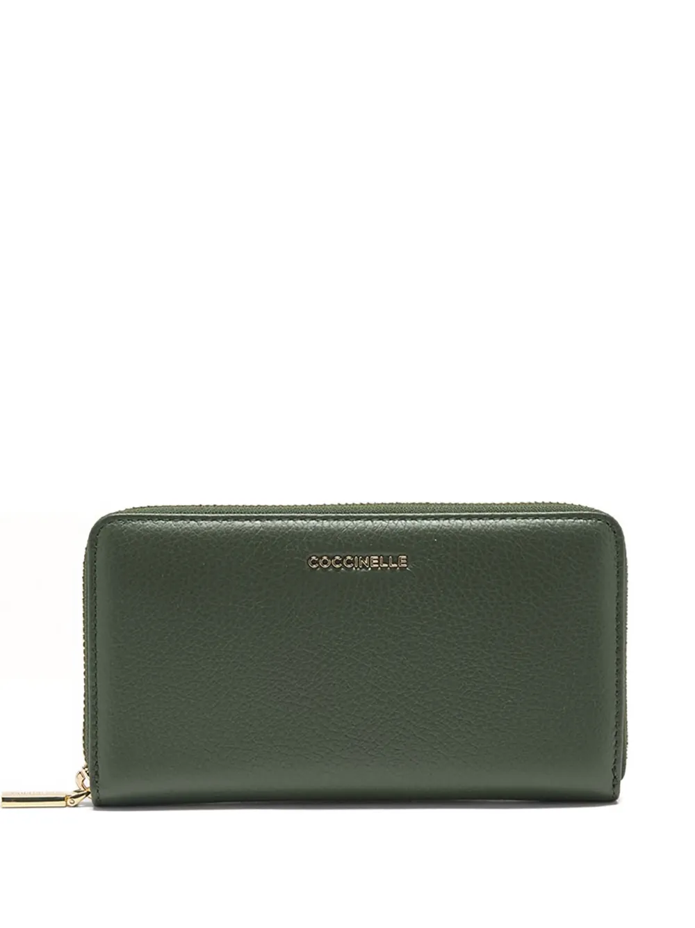 Coccinelle Metallic Soft portemonnee Groen