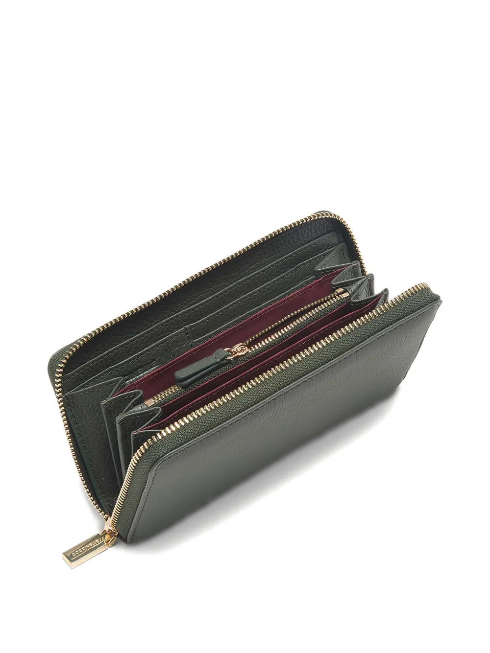 Coccinelle Metallic Soft portemonnee - Groen