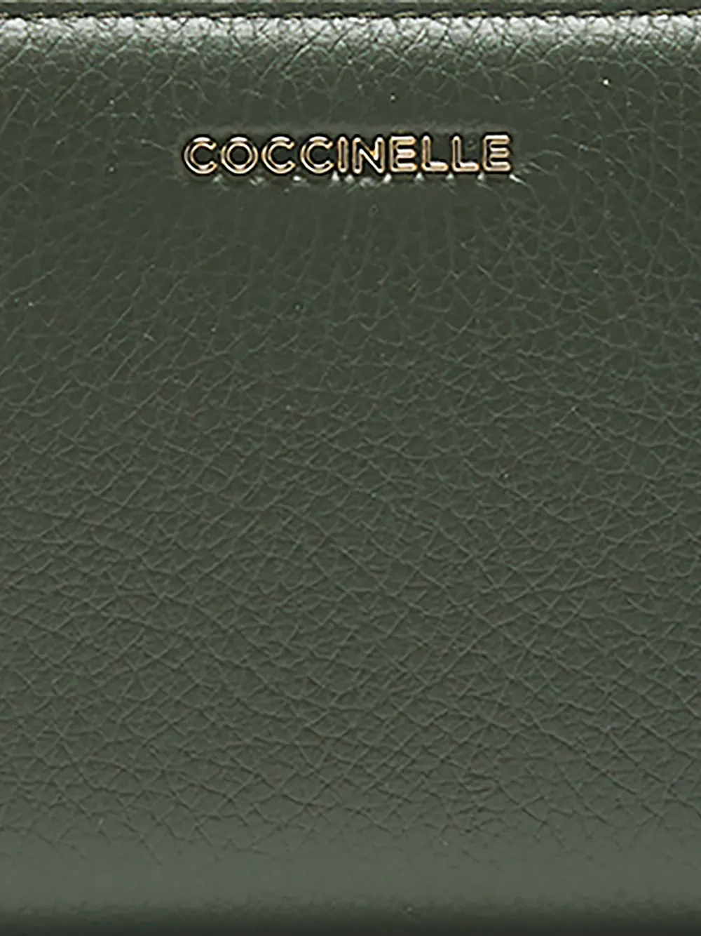 Coccinelle Metallic Soft portemonnee Groen