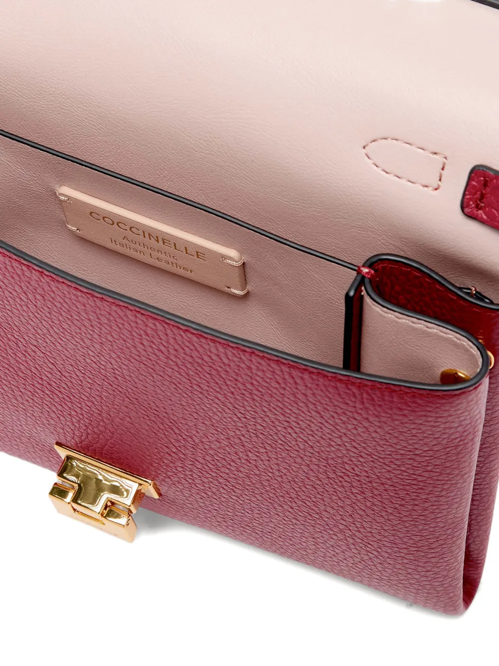 Coccinelle Leren shopper Rood