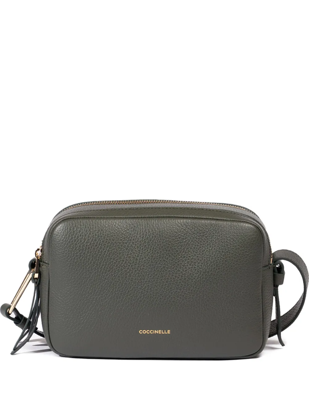 Coccinelle Leren crossbodytas Groen
