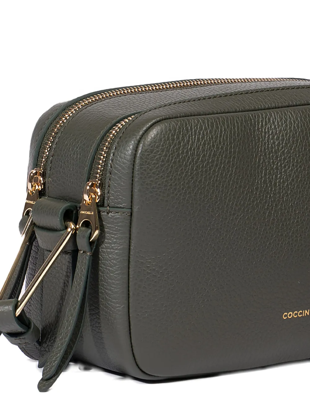 Coccinelle Leren crossbodytas Groen
