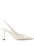 Jimmy Choo 85mm Amita sling-back pumps - Neutrals