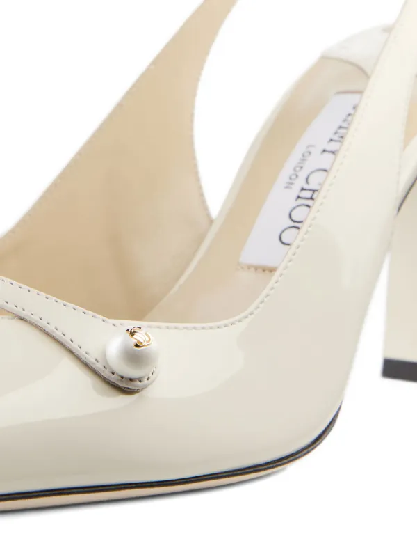 ジミーチュウ Amita スリングバックパンプス サイズ36.5 Jimmy Choo Amita スリングバックパンプス 85mm | ニュートラル