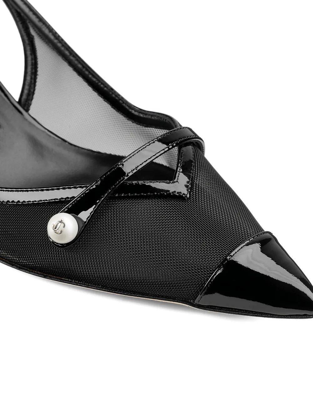 Jimmy Choo 45mm Amita sling-back pumps Black