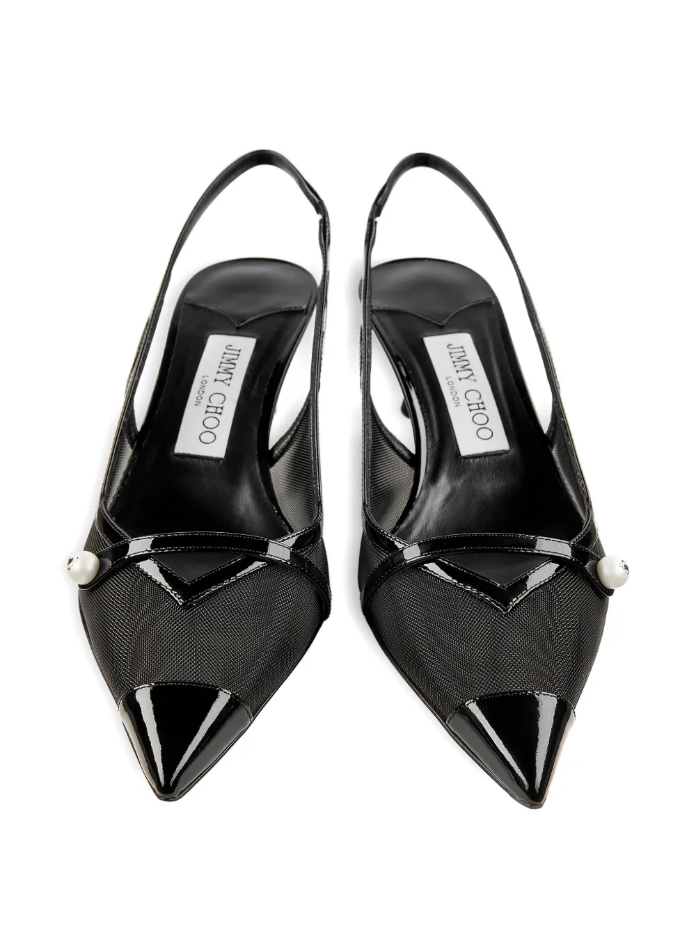 Jimmy Choo 45mm Amita sling-back pumps Black
