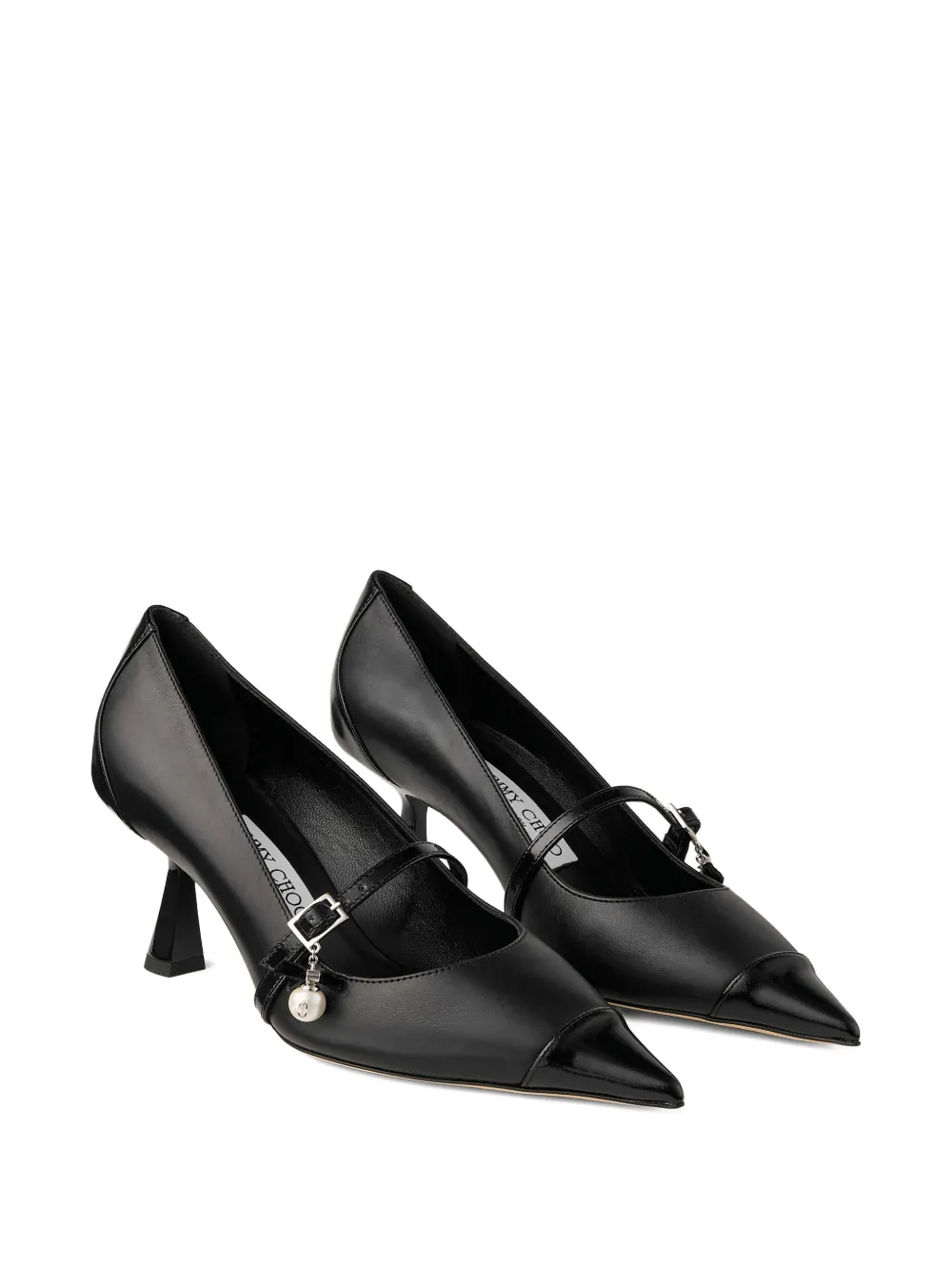 Jimmy Choo 65 mm Aren pumps met puntige neus Zwart