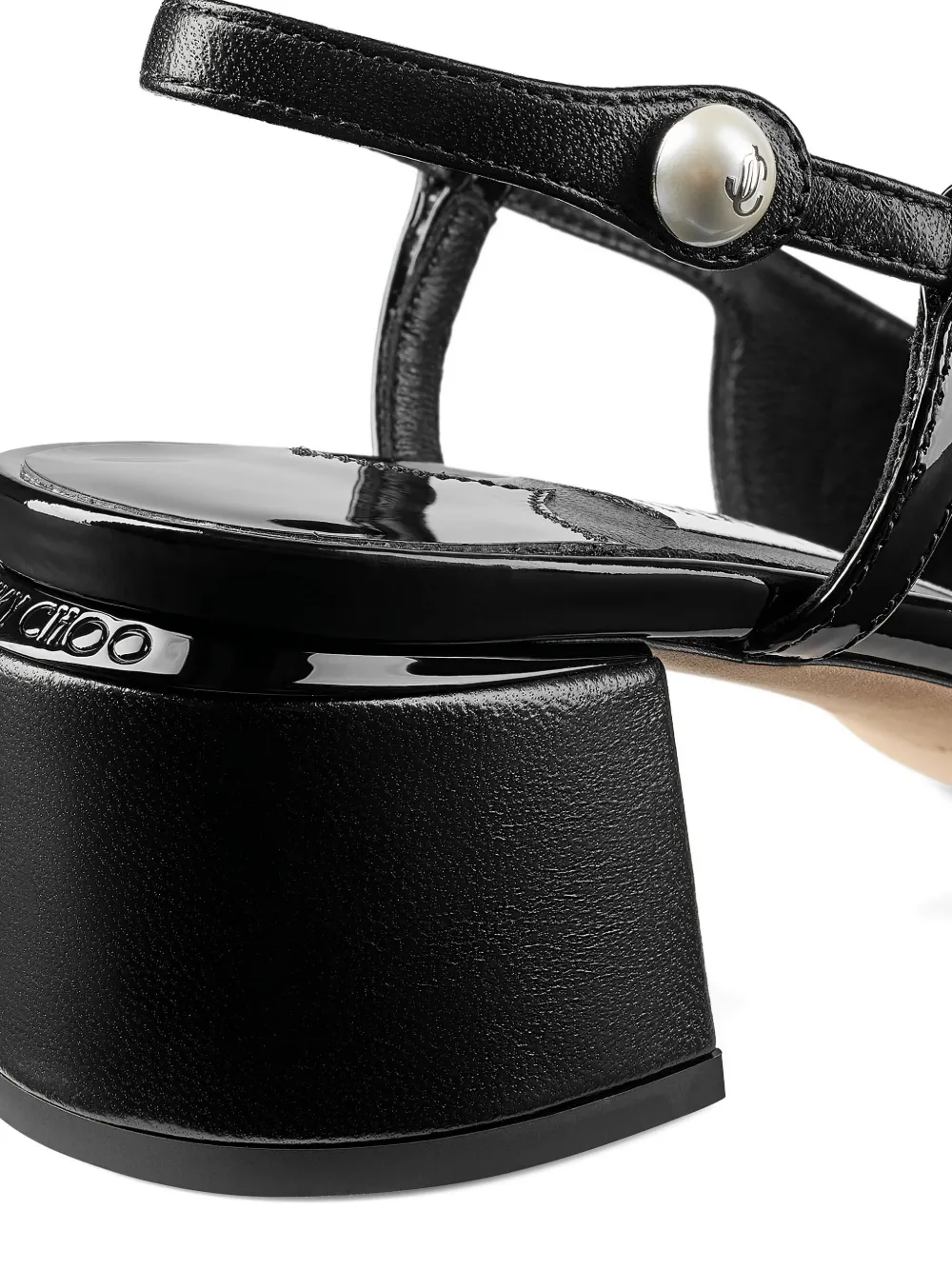 Jimmy Choo 45mm Elisa sling-back pumps Black