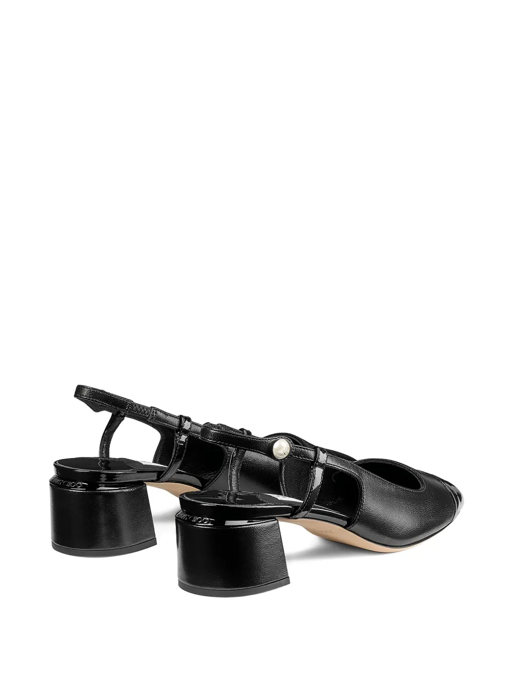 Jimmy Choo 45mm Elisa sling-back pumps Black