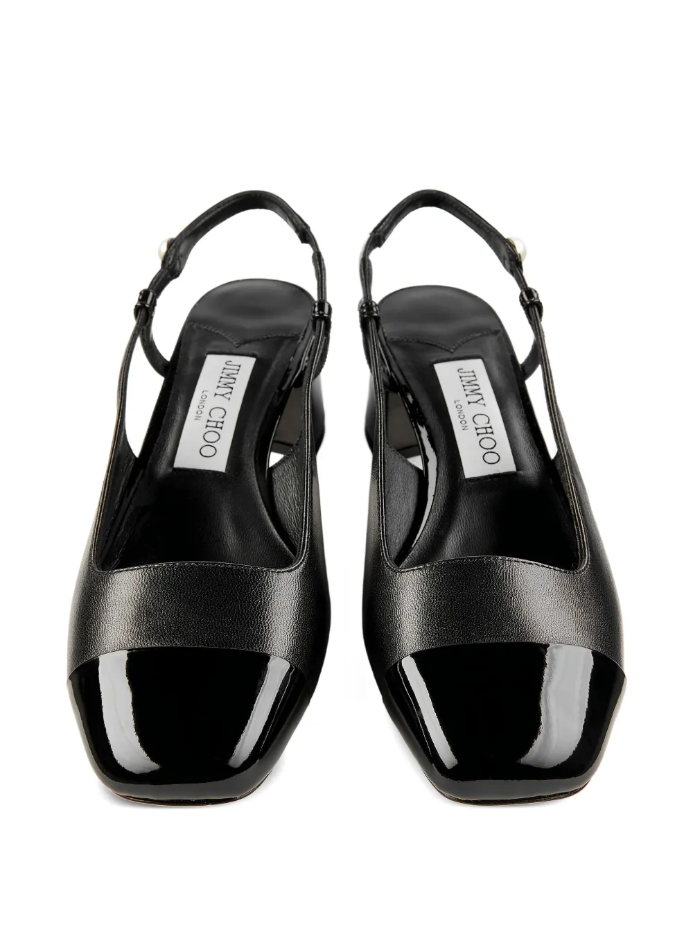 Jimmy Choo 45mm Elisa sling-back pumps Black