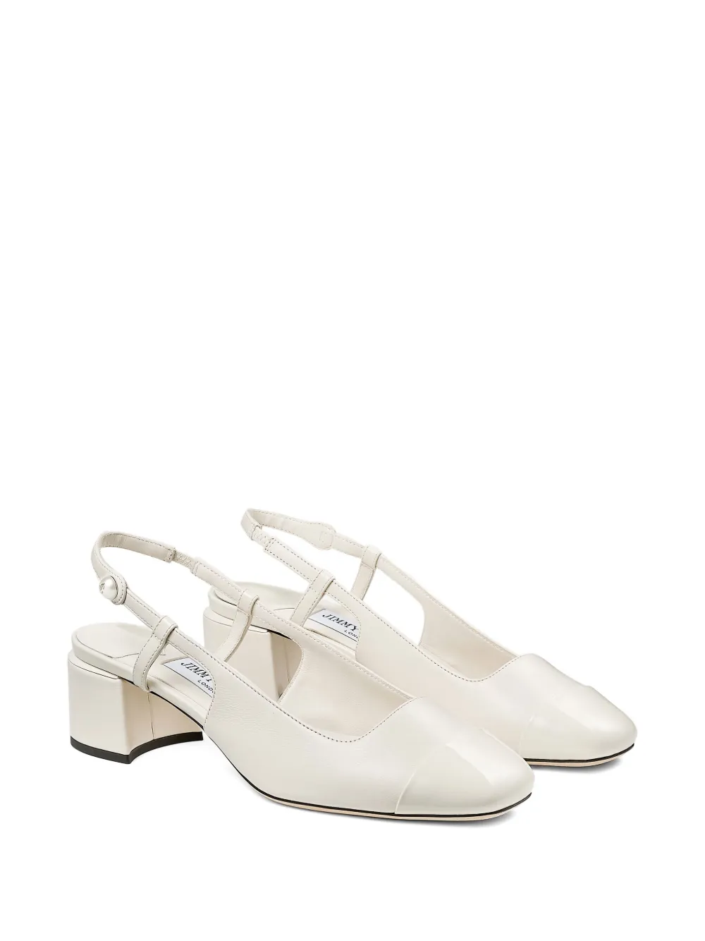 Jimmy Choo 45mm Elisa sling-back pumps Neutrals
