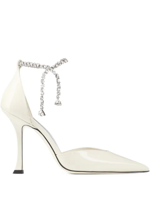 Jimmy Choo 100mm Stevie crystal-embellished pumps
