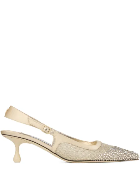 Jimmy Choo Amel 晶饰中跟鞋（5厘米）