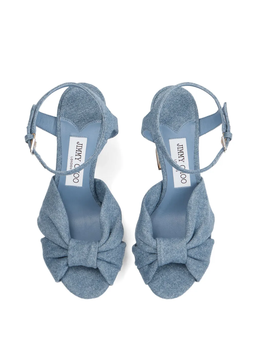 Jimmy Choo 120mm Heloise heeled sandals Blue
