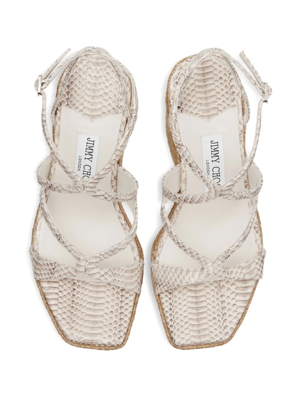 Jimmy Choo 110mm Ayla sandals Neutrals