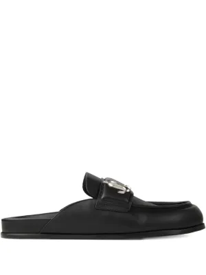 Balenciaga Sunday レザースリッポン | ブラック | FARFETCH JP