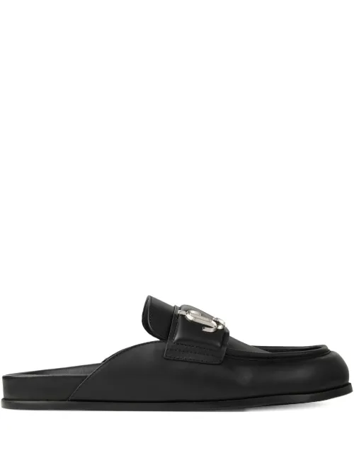Chaussons Filo en cuir - Jimmy Choo - Modalova