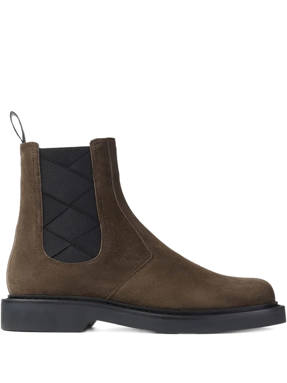 Jimmy Choo Reggie woven-panel chelsea boot Bruin