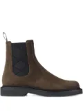 Jimmy Choo Reggie woven-panel chelsea boots - Brown