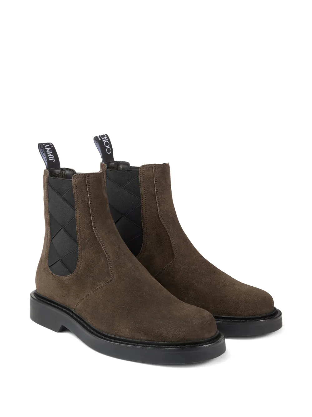 Jimmy Choo Reggie woven-panel chelsea boots | Chelsea Boots | Image 2