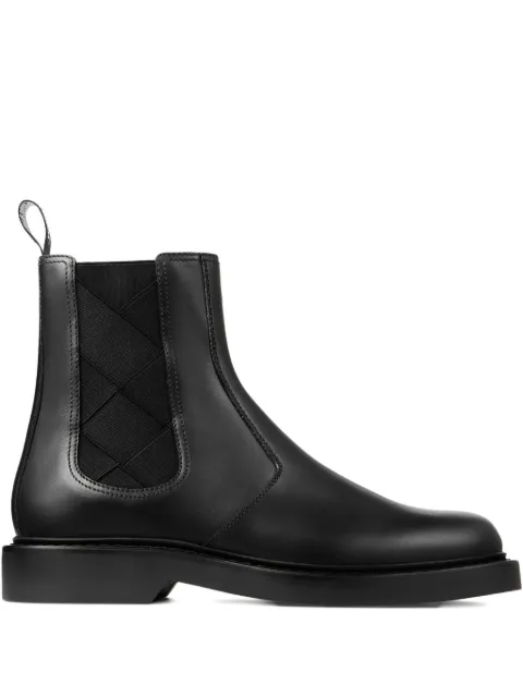 Jimmy Choo woven-panel chelsea boots