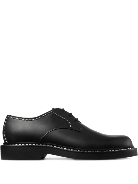 Jimmy Choo Rowan コントラストステッチ レザーダービーシューズ