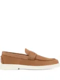 Jimmy Choo Josh Driver leather loafers - Brown