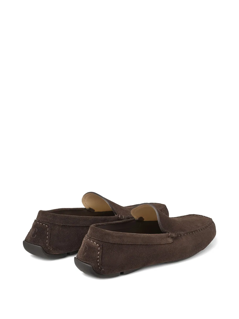 Jimmy Choo Leren loafers Bruin