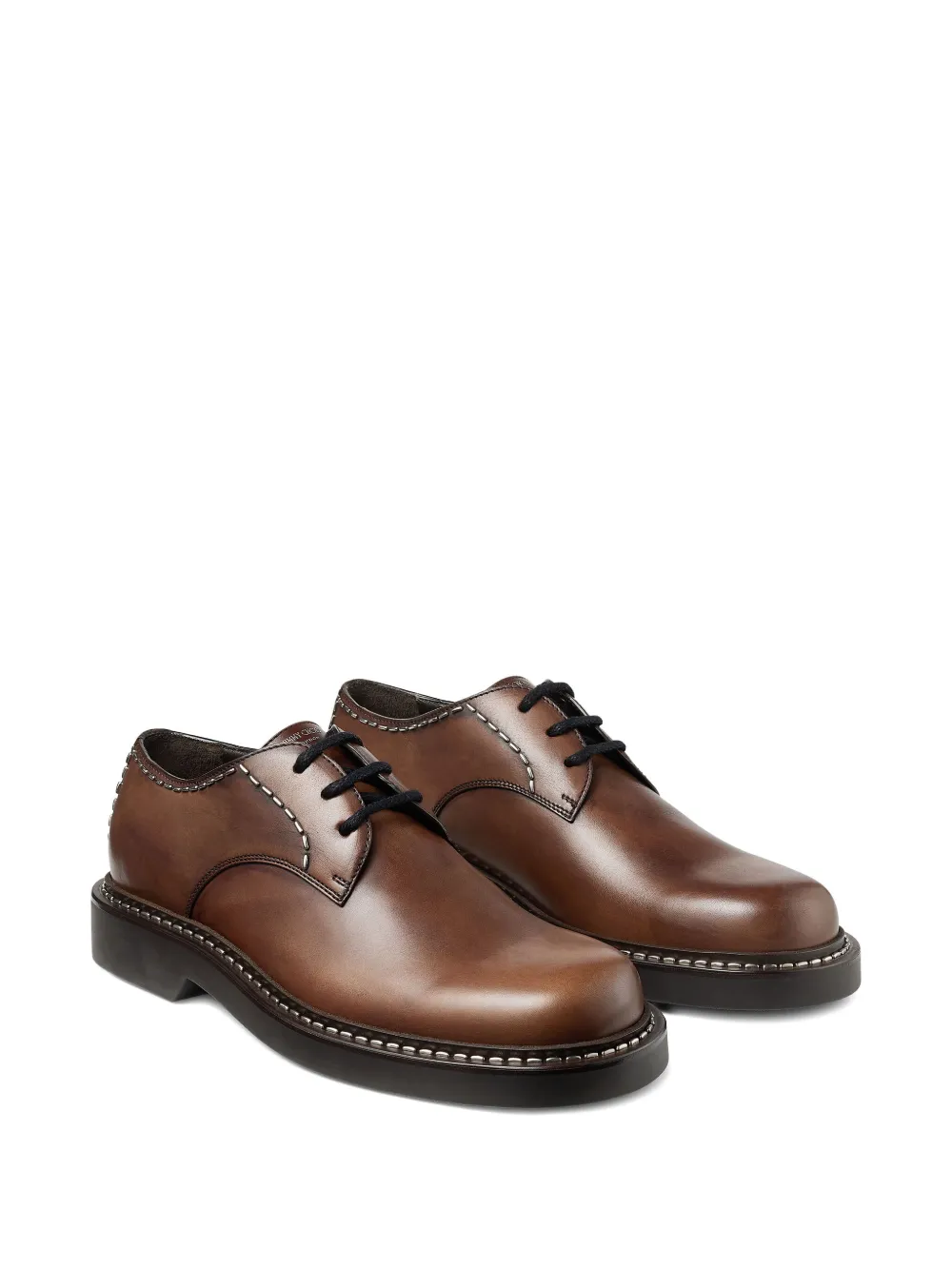 Jimmy Choo Rowan コントラストステッチ レザーダービーシューズ | ダービーシューズ | Image 2