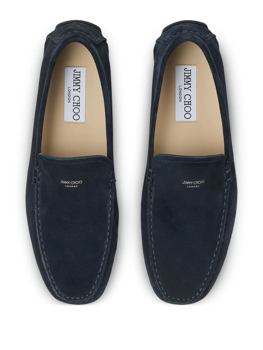 Jimmy Choo leather loafers Blue