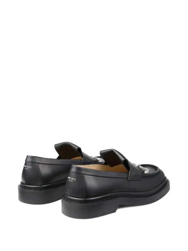 Jimmy Choo Buff タッセル レザーローファー | ブラック | FARFETCH JP