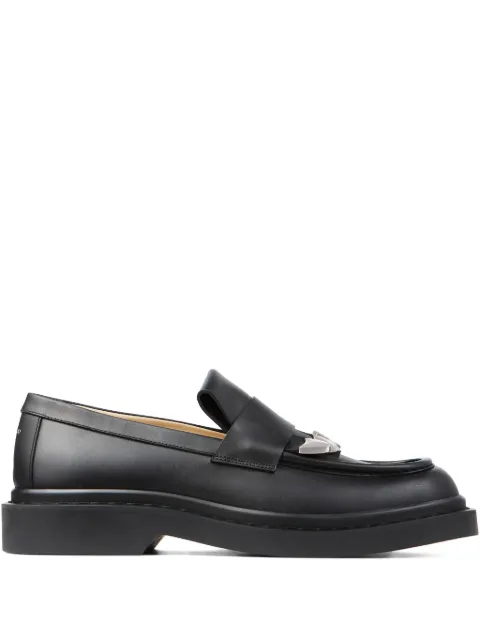 Jimmy Choo Buff tassel-embellished leather loafers