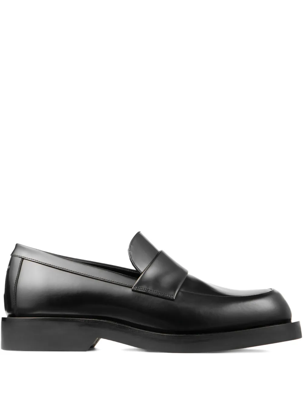 Jimmy Choo Buff leather loafers Black
