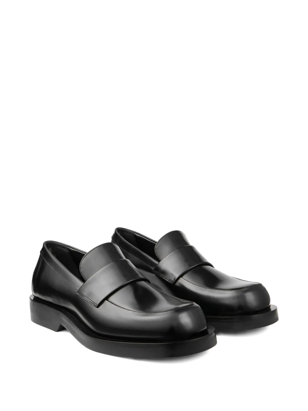 Jimmy Choo Buff leather loafers Black