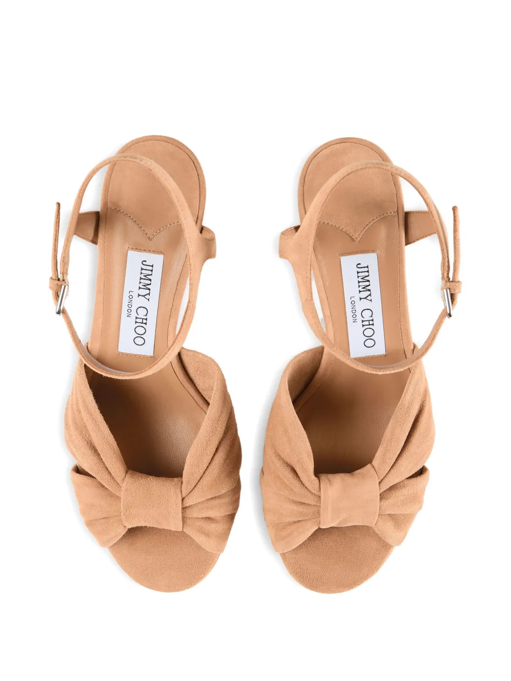 Jimmy Choo 80mm Heloise sandals Bruin
