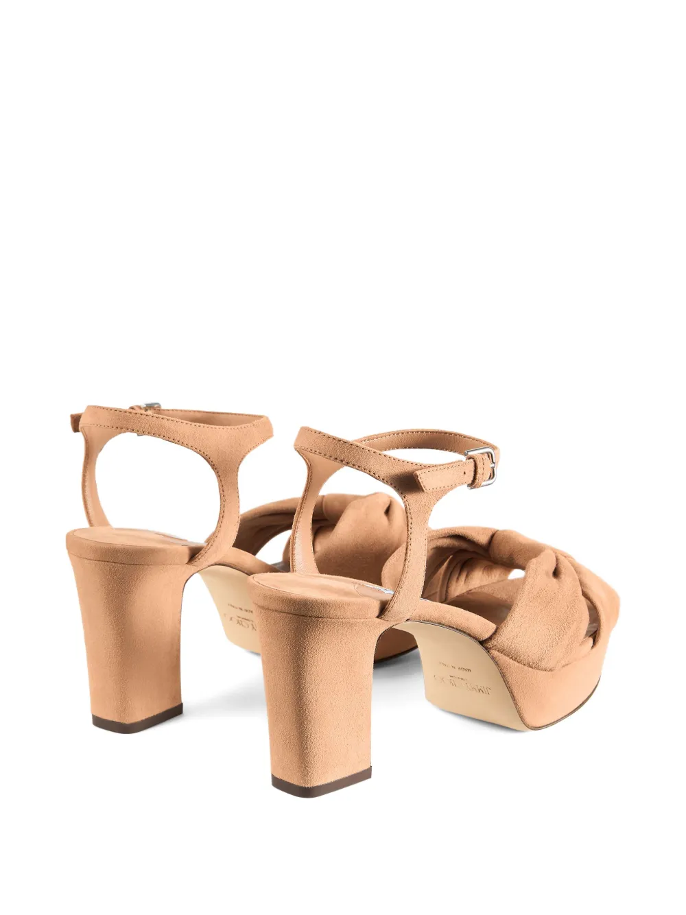 Jimmy Choo 80mm Heloise sandals Bruin