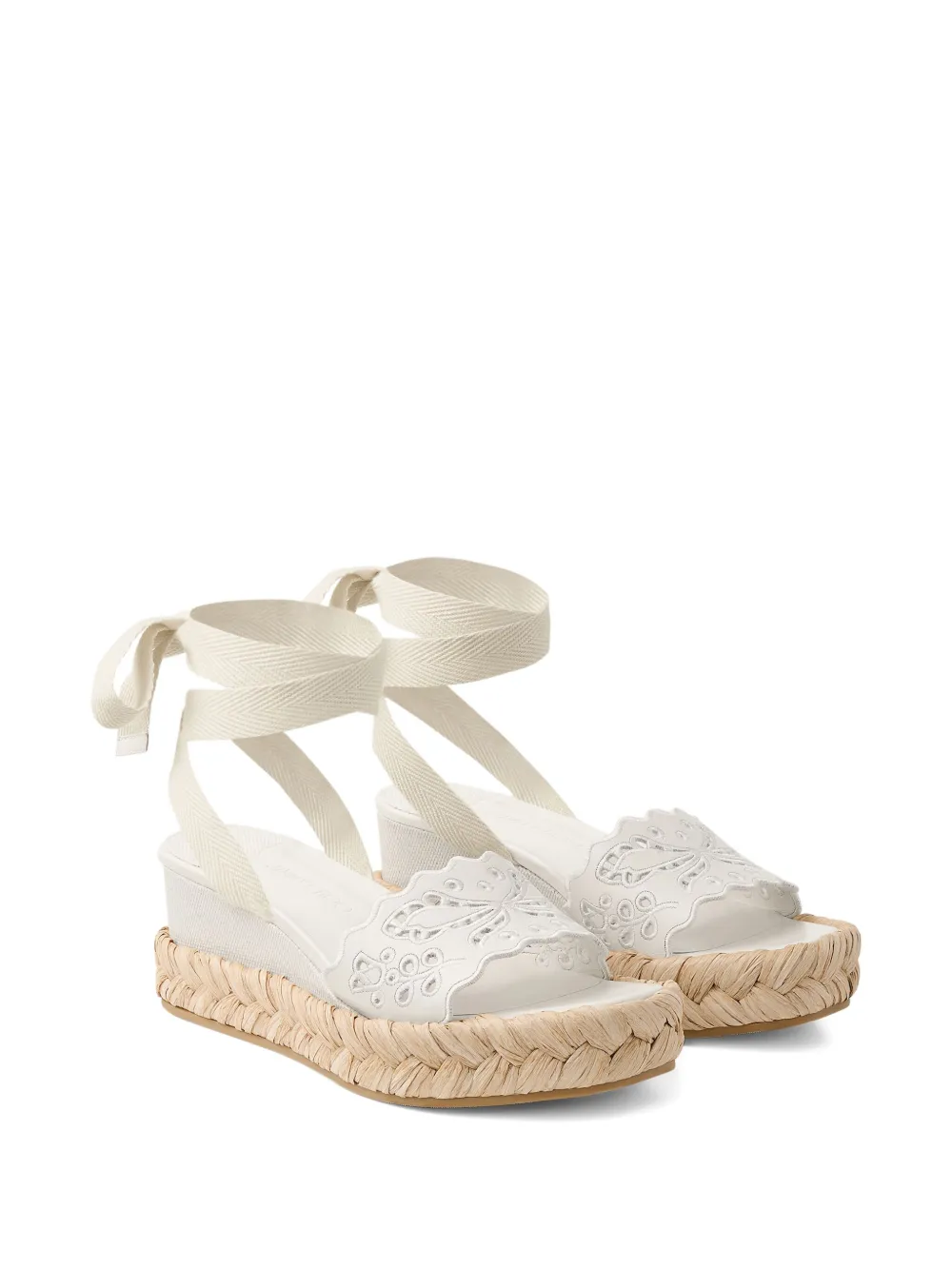 Jimmy Choo 60mm Arlee sandals - Wit
