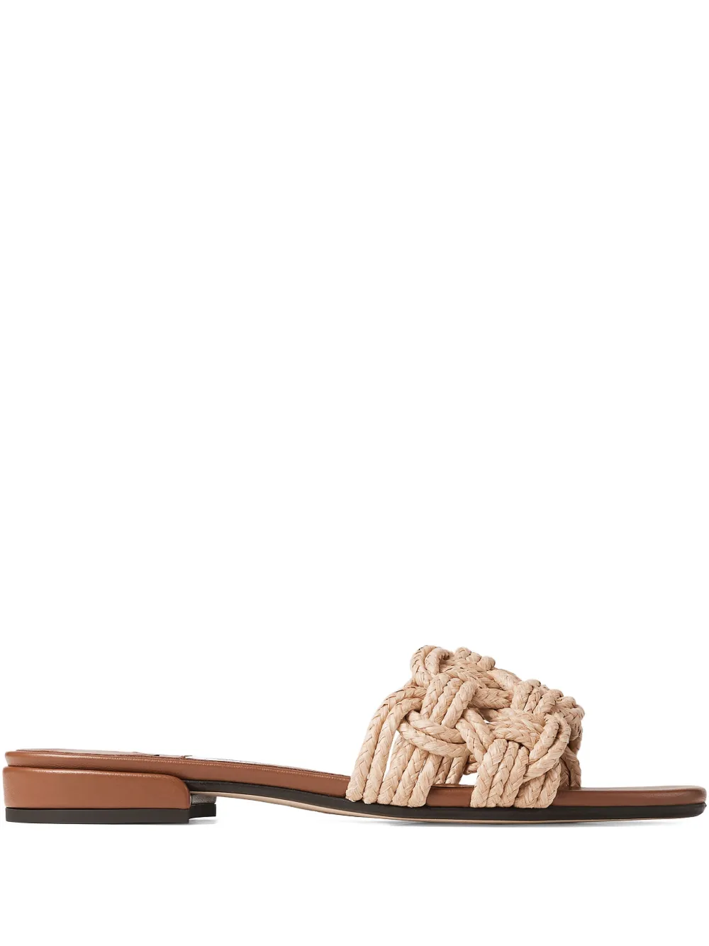 Jimmy Choo Chara flat sandals Neutrals